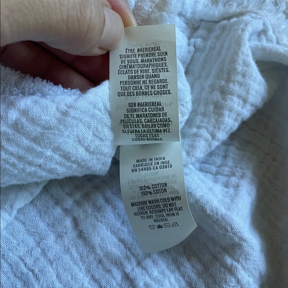 Aerie Gauzy Knit Waffles Layering Shirt - Picture 14 of 15